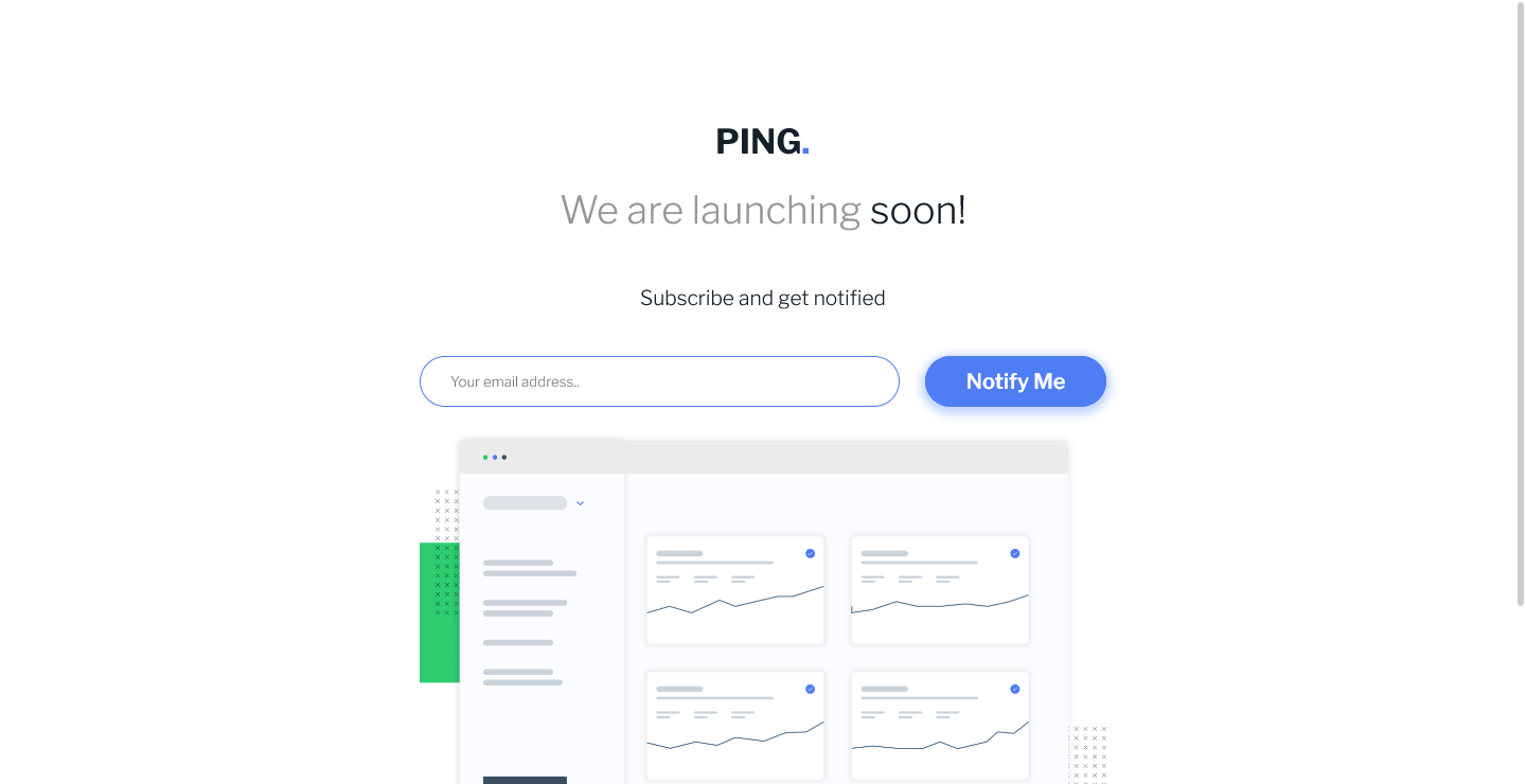 A landing page